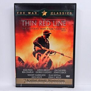 The Thin Red Line DVD Fox War Classics Sean Penn George Clooney WWII Widescreen